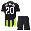 Officiële Voetbalshirt + Korte Broek Manchester City Bernardo 20 Uit 2024-25 - Kids